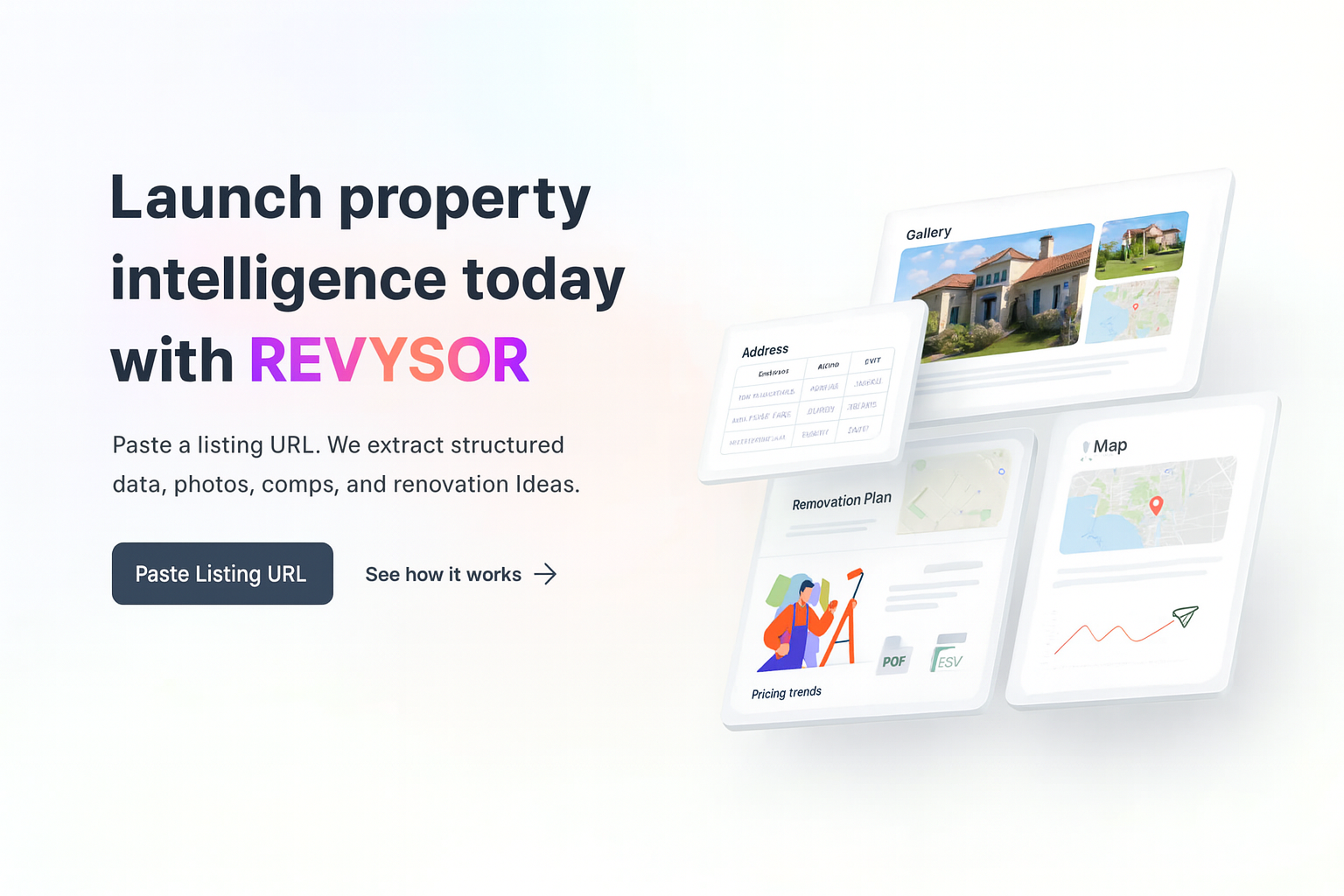 Zone landing page